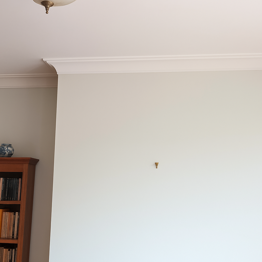 Ceiling dampness repair after Cyond waterproofing work