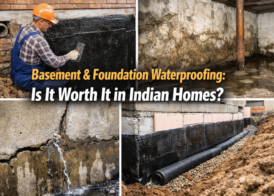Basement & Foundation Waterproofing: Is It Worth It in Indian Homes?